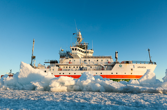 Aranda Perämeren jäissä 2016. Ilkka Lastumäki